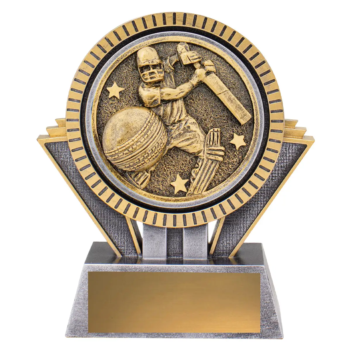 Silver / gold spartan - batting with resin construction