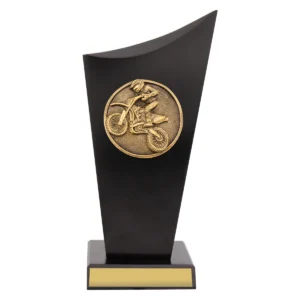 Black spartan crest - motocross with timber construction