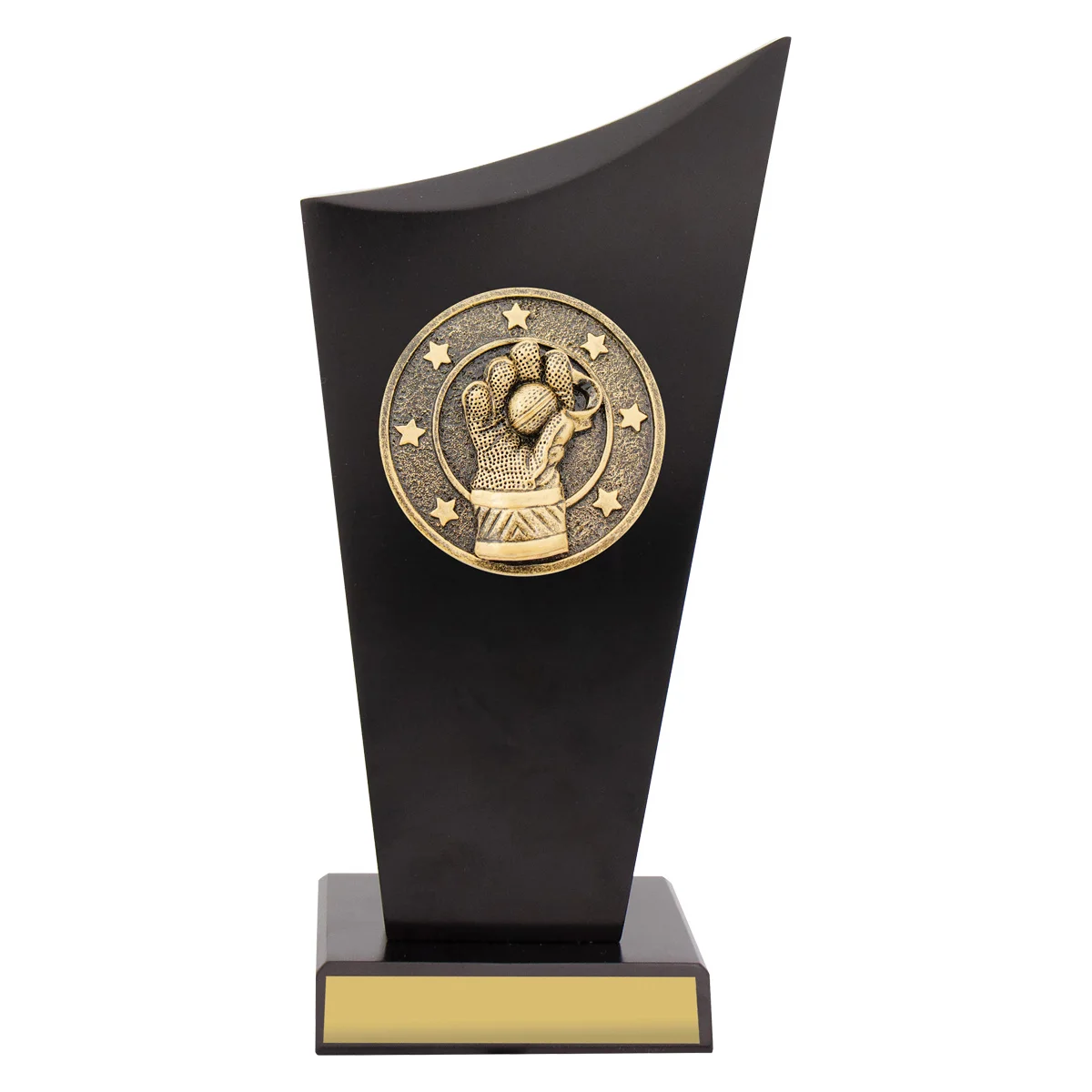 Black spartan crest - wicketkeeper with timber construction