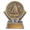 Silver / gold spartan - sailing with resin construction