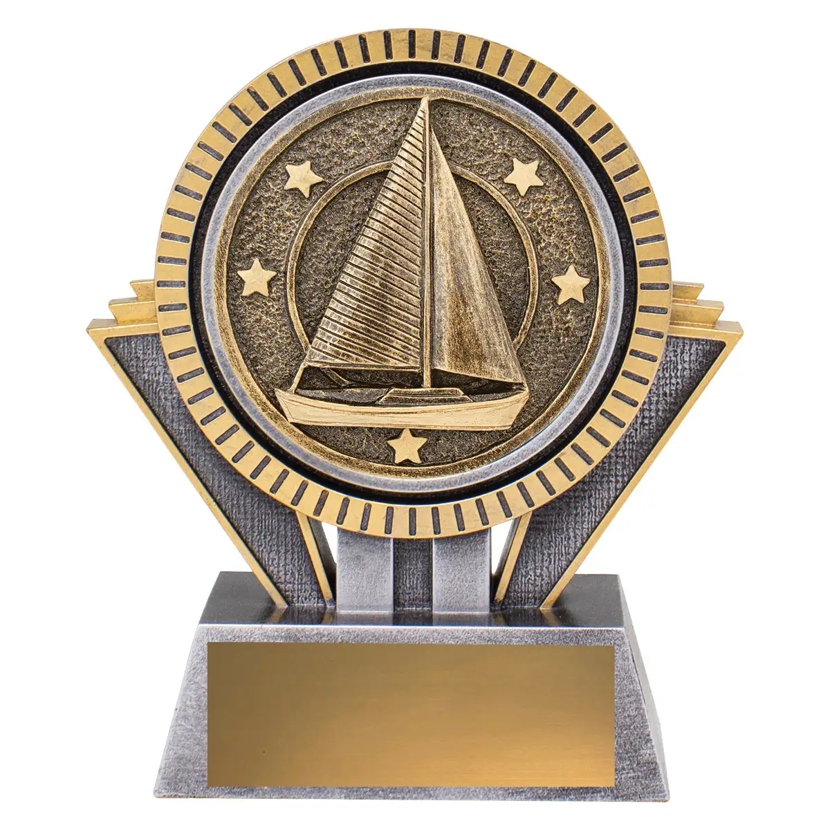 Silver / gold spartan - sailing with resin construction