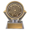 Silver & gold spartan - science with resin construction