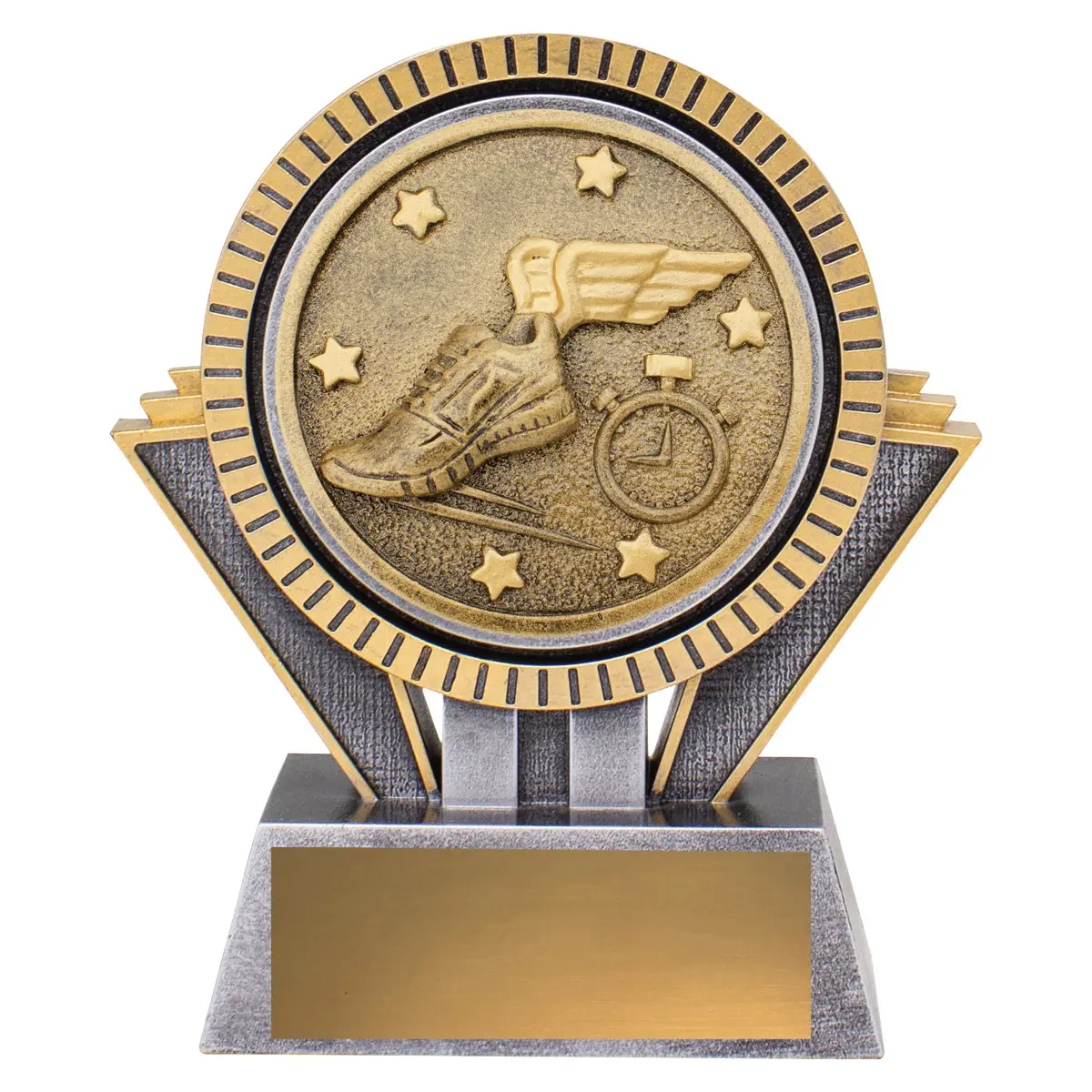 Silver & gold spartan - track with resin construction