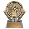 Silver / gold spartan - wicketkeeper with resin construction