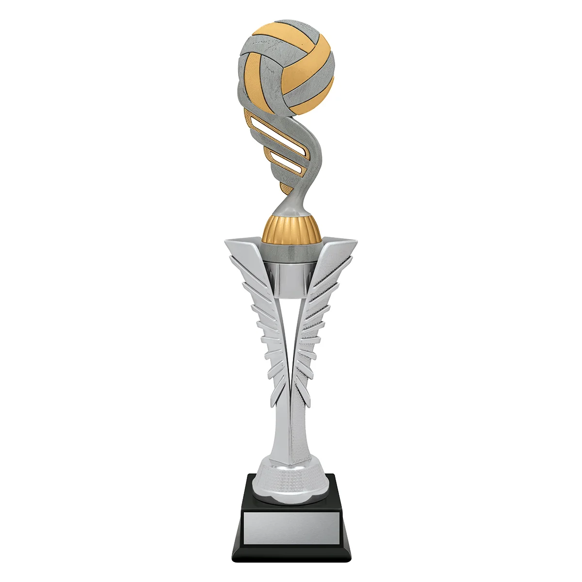 Silver spear - volleyball with plastic construction