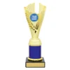 Blue spirit cup with plastic / marble construction
