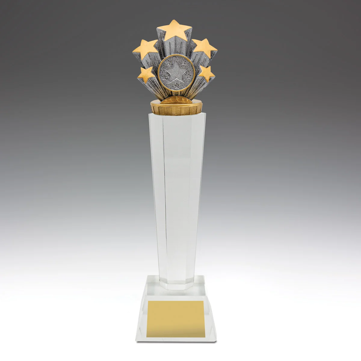 Stars crystal with crystal construction