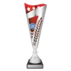 Red starsail - silver / red with plastic / marble construction
