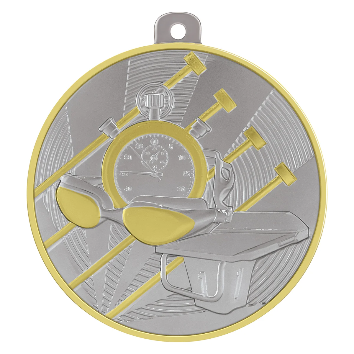 Silver / gold swim lumina with metal construction