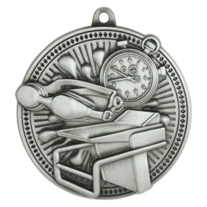Silver swim tempo with metal construction