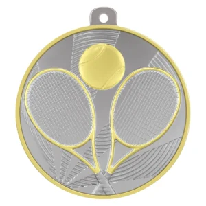 Silver / gold tennis lumina with metal construction