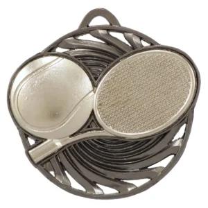 Silver tennis vortex with metal construction