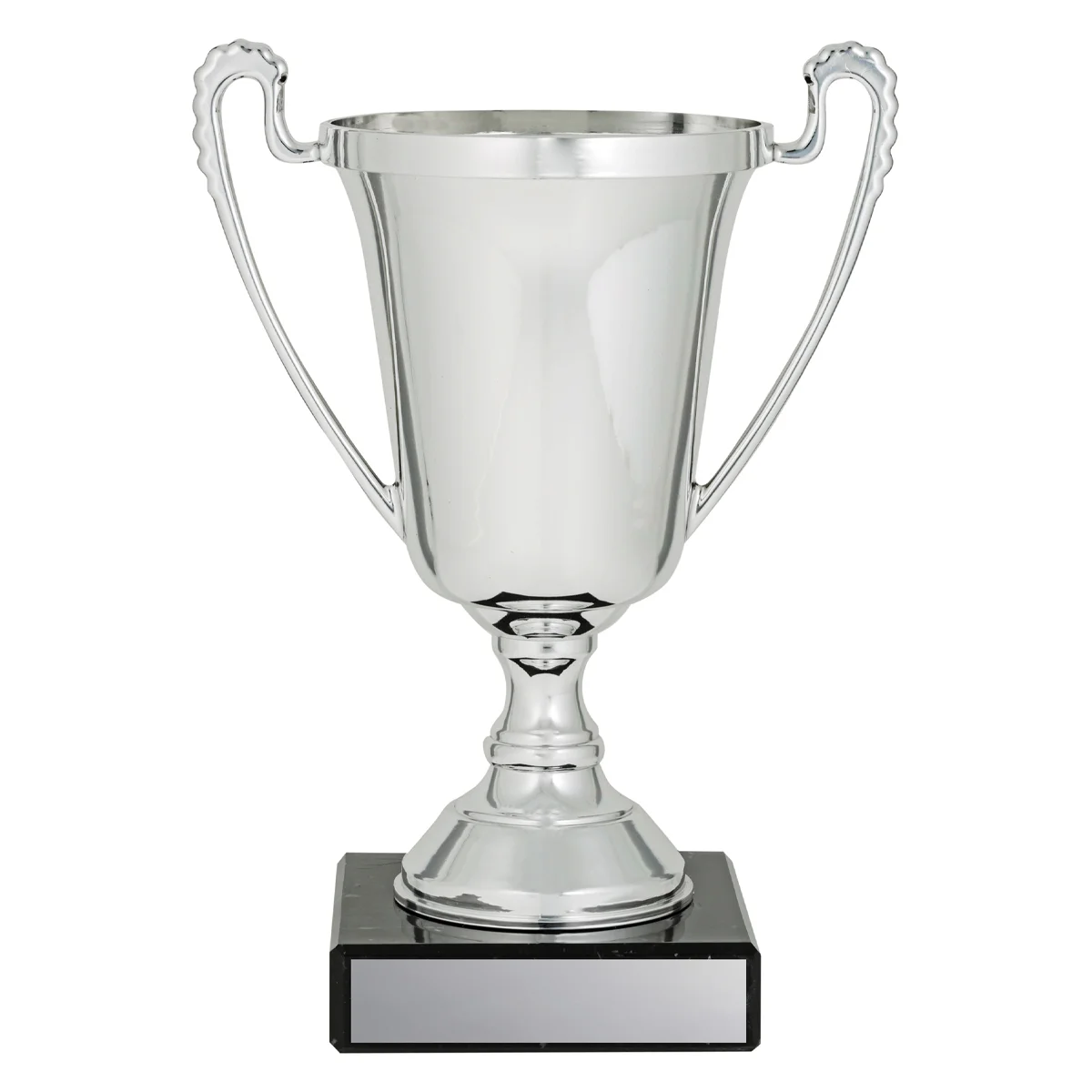Silver the moment cup with plastic / marble construction