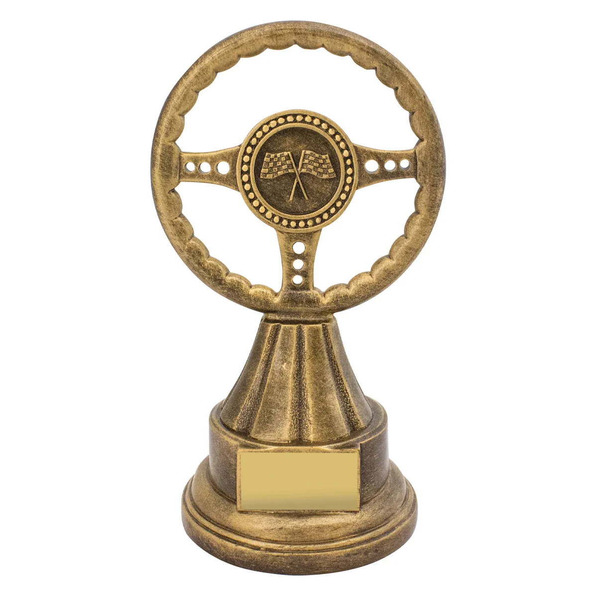 Gold the wheel with resin construction