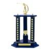 Blue / gold timber buildup golf with timber / plastic construction