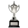 Black / silver umbria cup with metal / timber construction