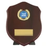 Walnut value shield with timber construction