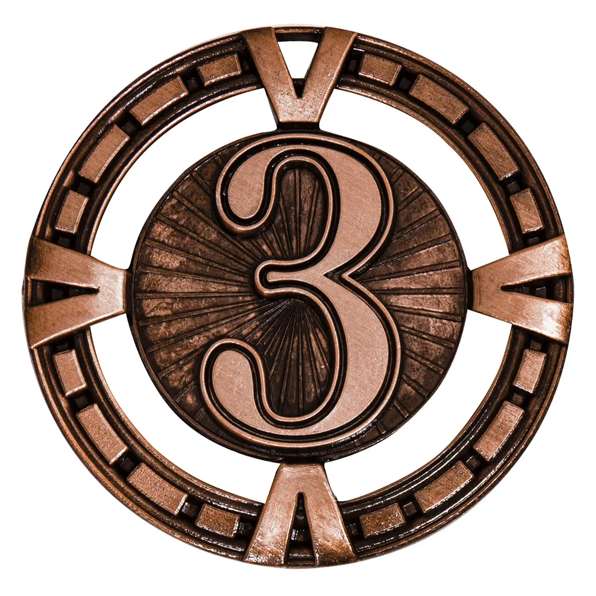 Bronze varsity 3rd place with metal construction