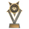 Silver ventura - football antique with resin construction