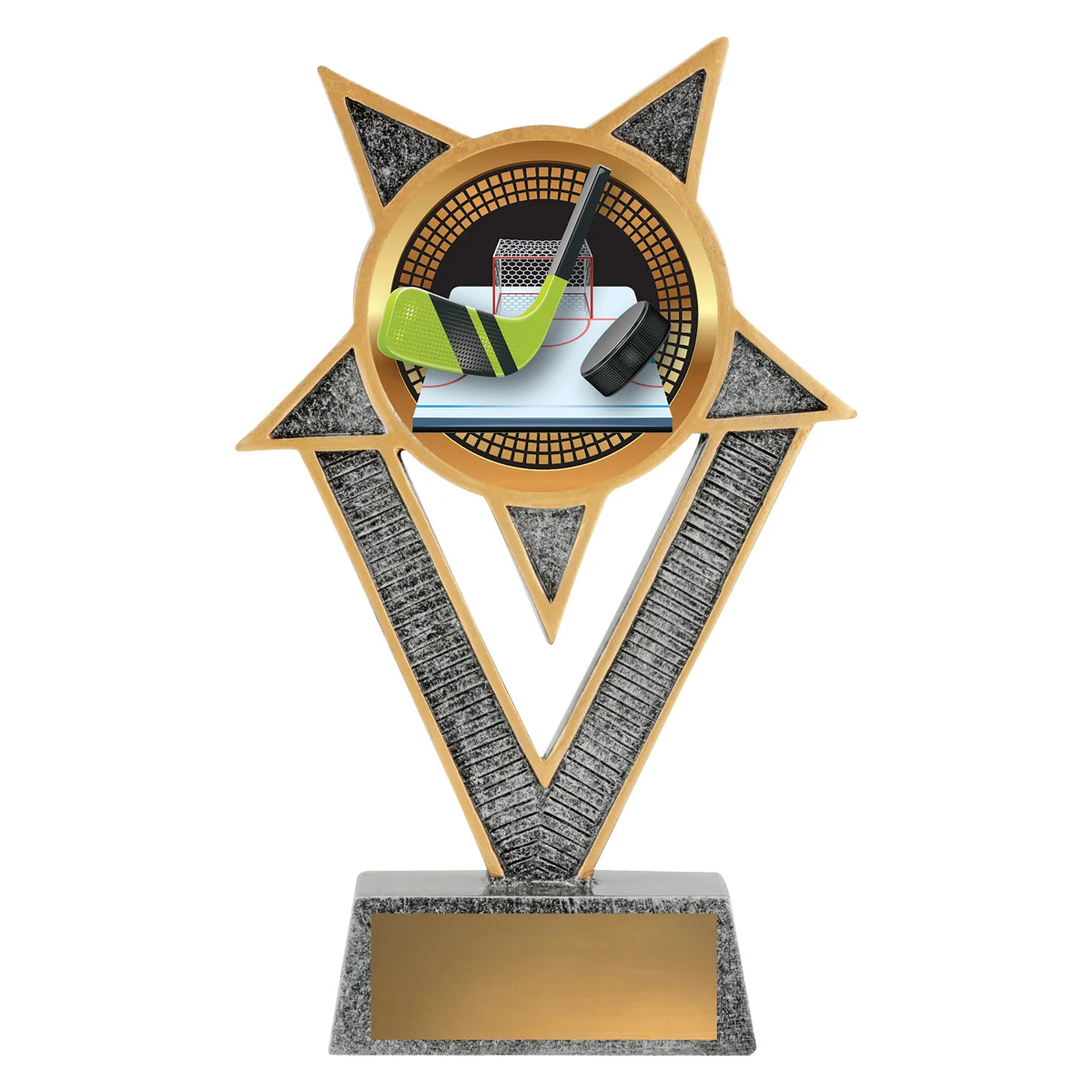 Silver ventura - ice hockey with resin construction