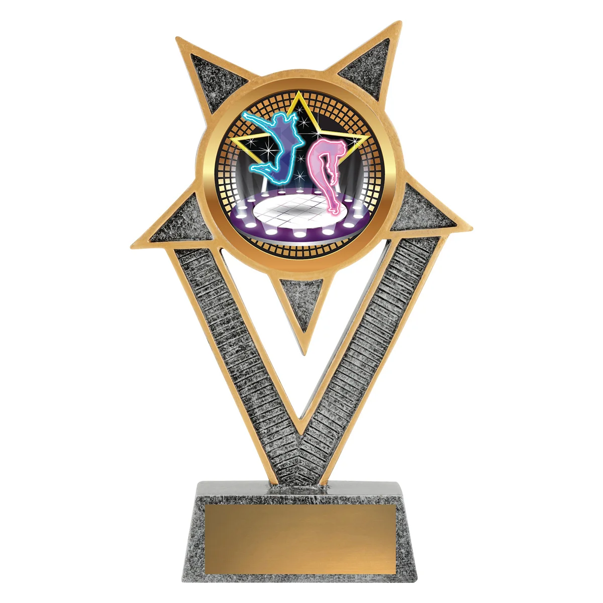 Silver ventura - silhouette with resin construction