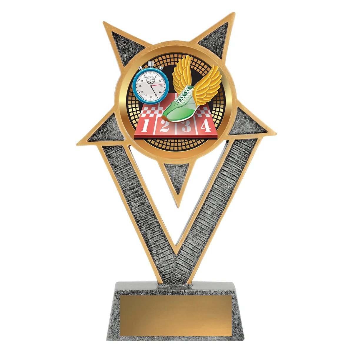 Silver ventura - track with resin construction
