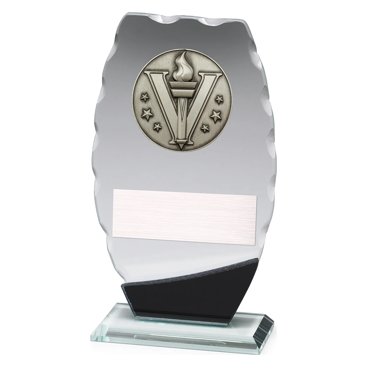 Victory clipped oval with glass construction
