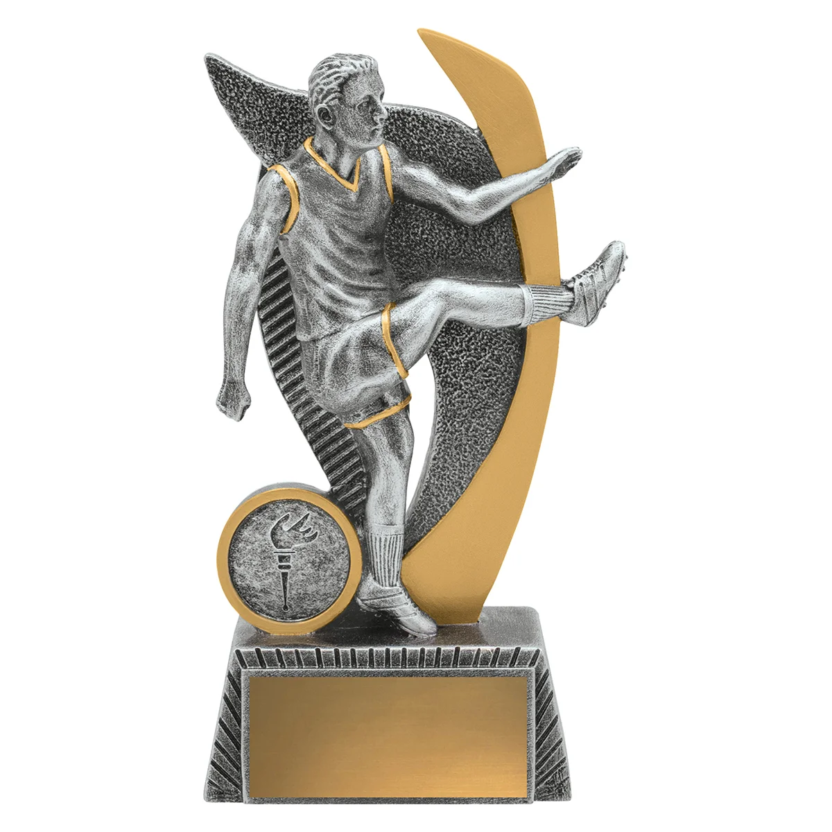 Silver warrior - male with resin construction