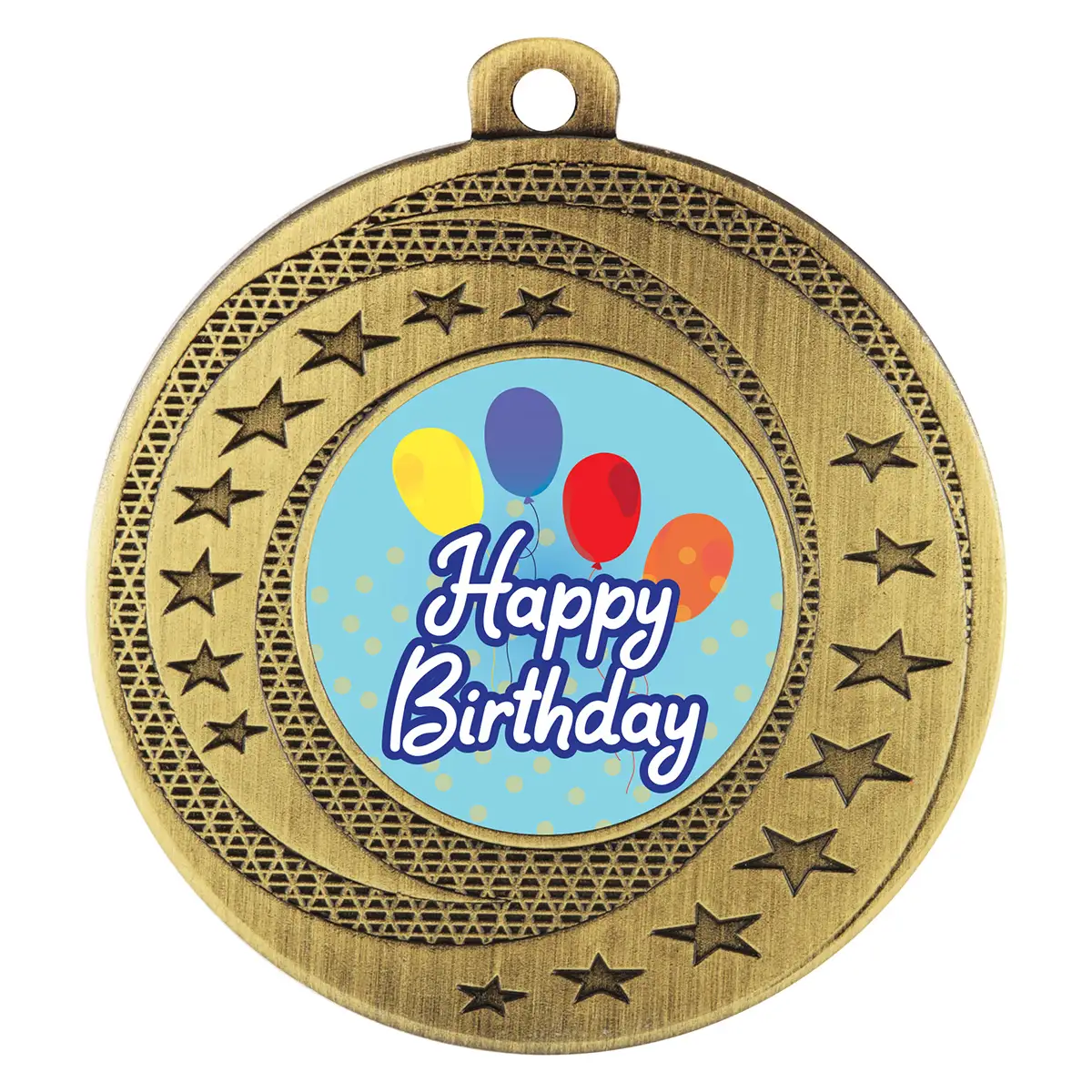 Gold wayfare - birthday with metal construction