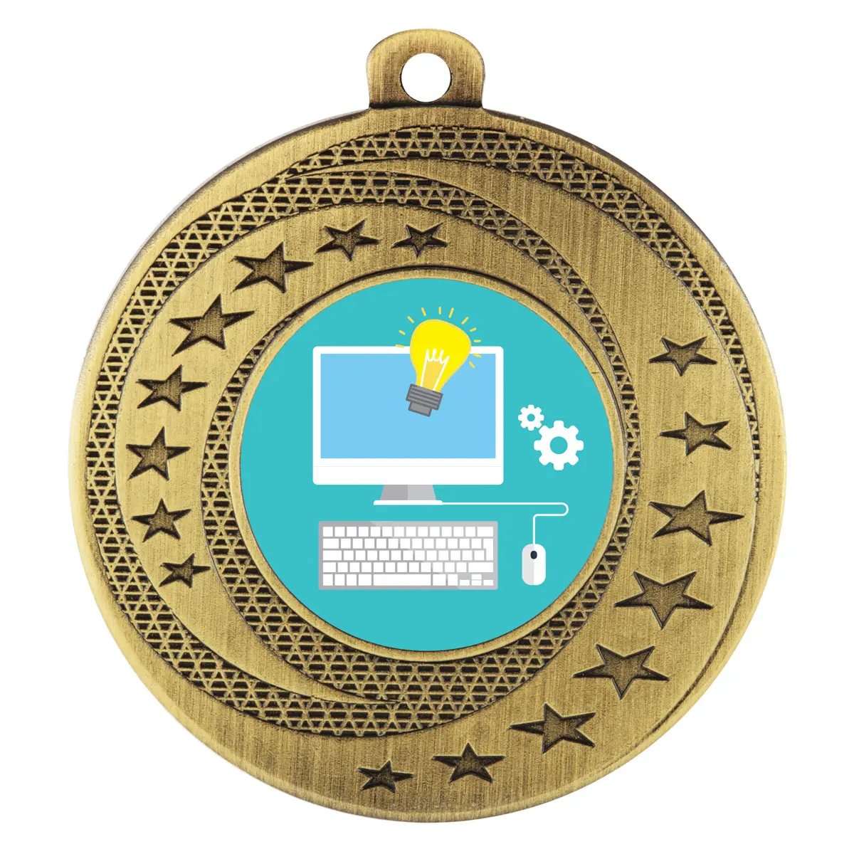 Gold wayfare - it with metal construction