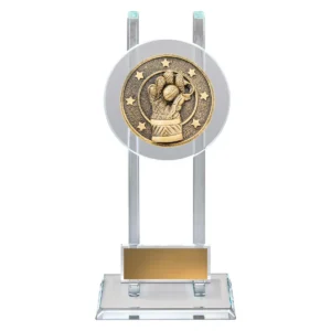 Gold wicketkeeper spartan glass with glass construction