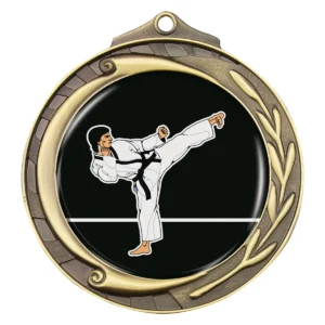 Gold wreath - martial arts with metal construction