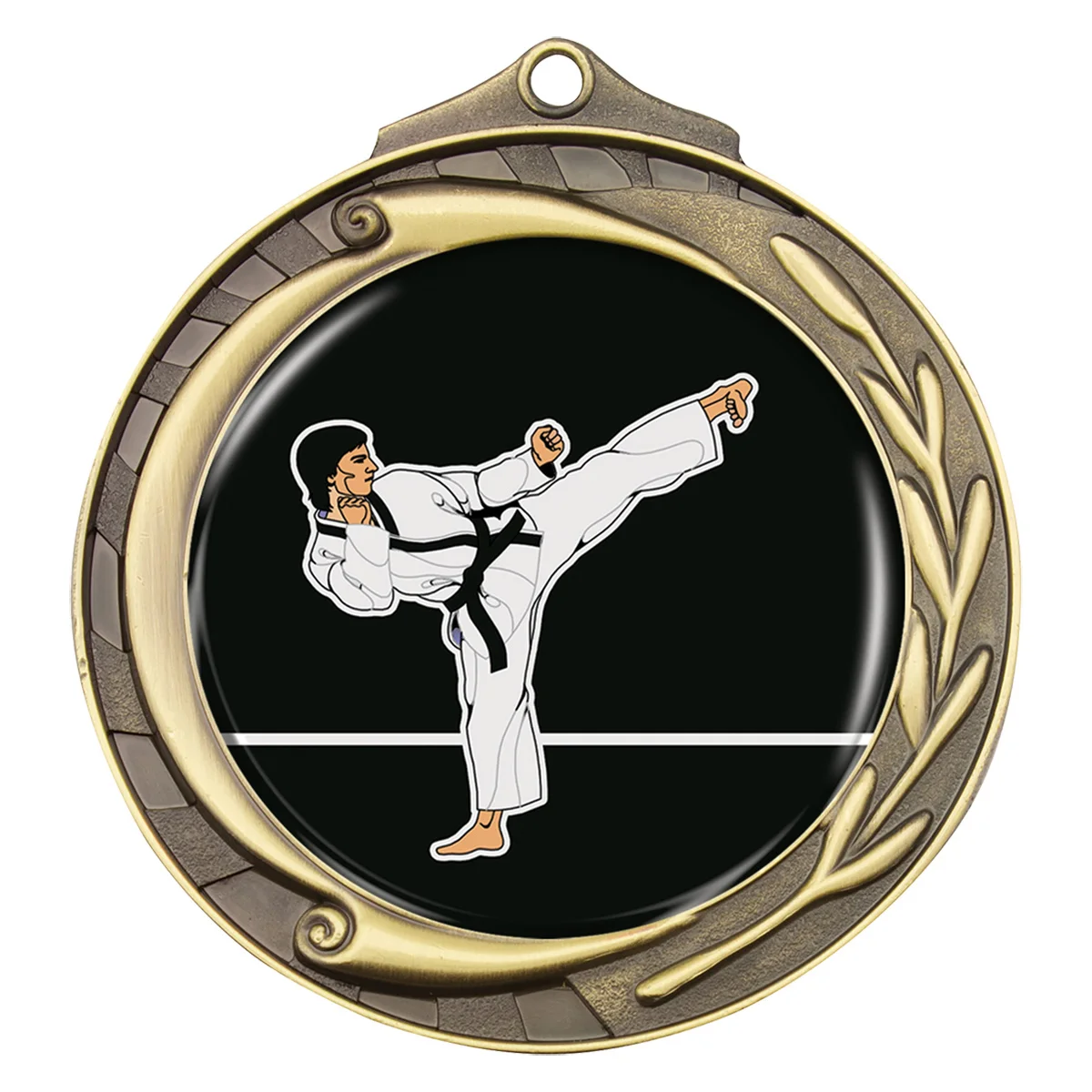 Gold wreath - martial arts with metal construction