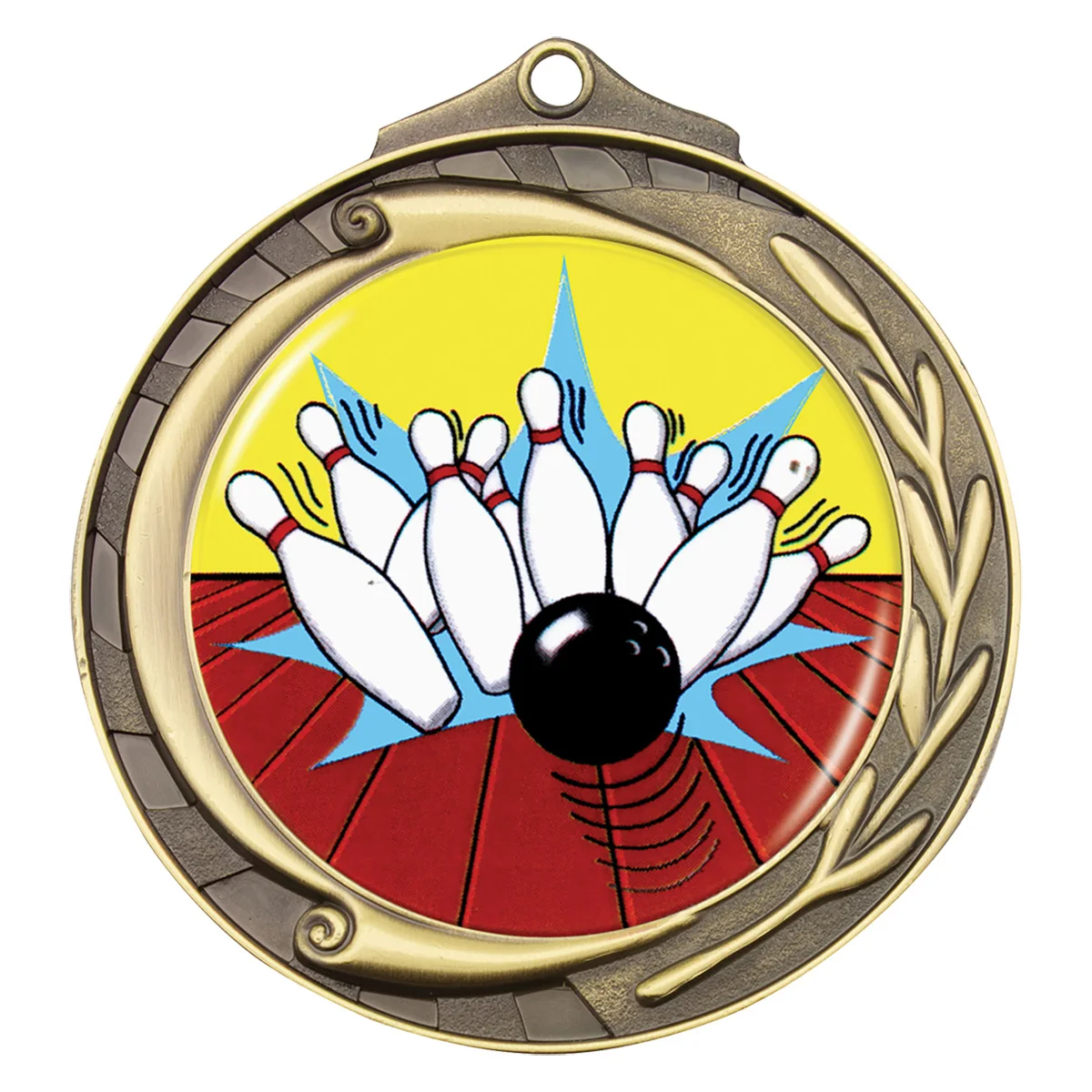 Gold wreath - strike with metal construction