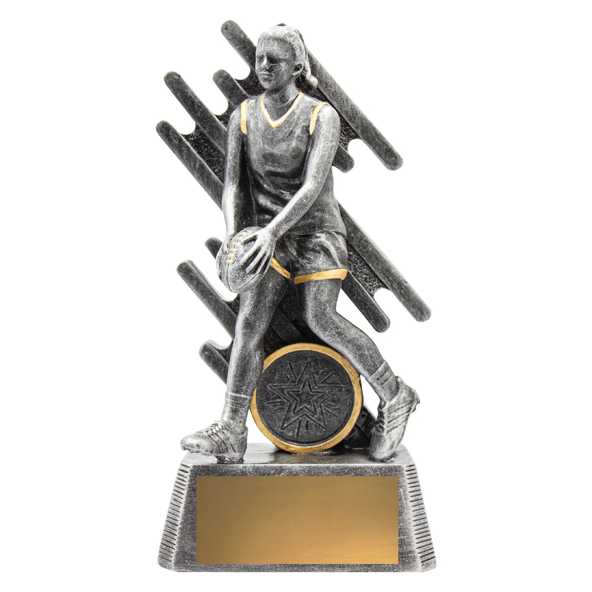 Silver zoom series - female with resin construction
