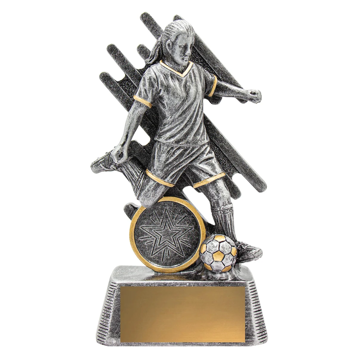 Silver zoom series - female with resin construction