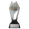 black and silver trophy with art palette and paint brush