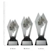 science Shadowcrest trophies next to ruler