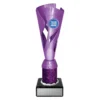 purple tiger cup with plastic / marble construction