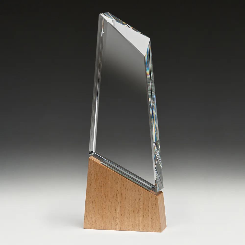 Trailhead Crystal with glass / wood construction